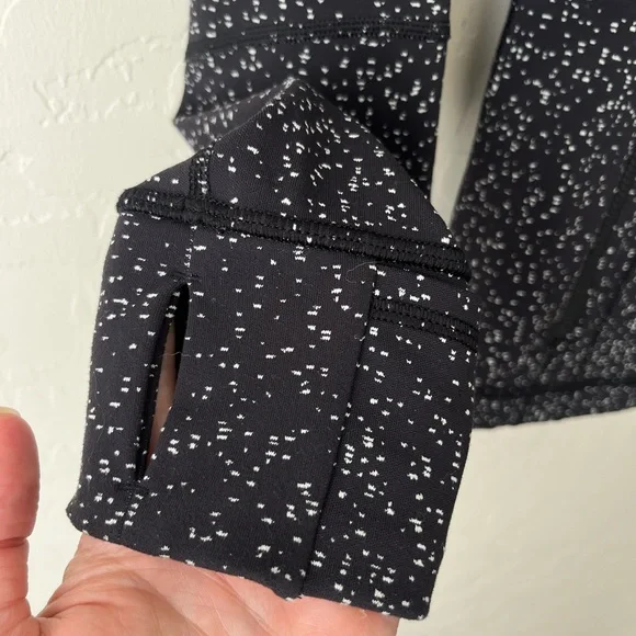 Lululemon define jacket black white dot 6
